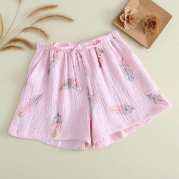 Short pyjama coton doux « Gaze » – Été décontracté
