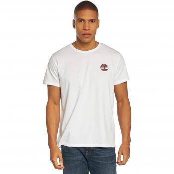 Timberland Männer Shirt Stacked Logo weiß (S)