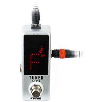Chromatischer Gitarrenstimmer FAME LT‑910 – Silber Metallgehäuse, ±1 Cent
