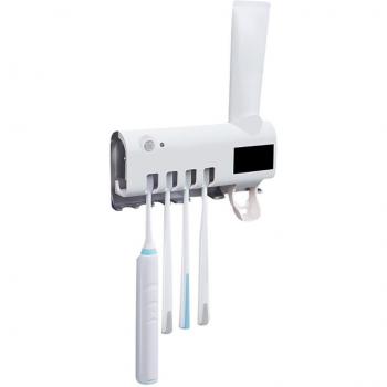Support de brosse à dents avec désinfection solaire