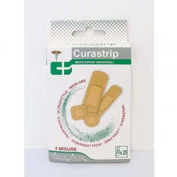 Curastrip Cerotto 4 Misure 20 Pezzi