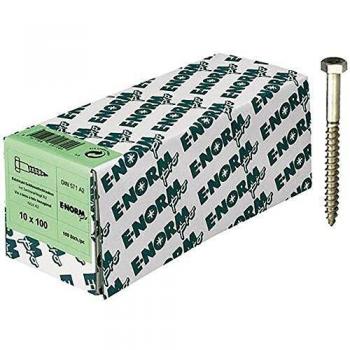 Tornillo DIN 571 para madera A2 8x90 hp E-normpro 100 unidades