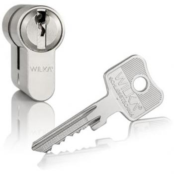 Wilka Türschloss mit Profildoppelzylinder 1463 N+G, 45‑70 mm