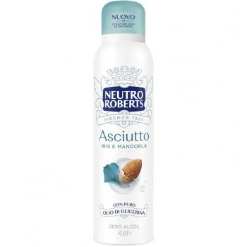 Deodorante Asciutto Iris E Mandorla Spray Neutro Roberts 150ml
