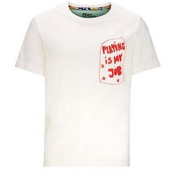 Jack Wolfskin Kurzarmshirt Kids Villi T, Farbe: Farbeblock / Grün / Weiß