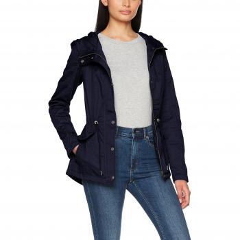 Nur Frauen Parka Onlnew Kate Spring Jacket OTW NOOS, Dunkelblau Nachtsky, 38 (Herstellergröße: M)