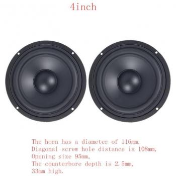 Radiateur vibrant Woofer 4-6,5 Basse passive 95AF