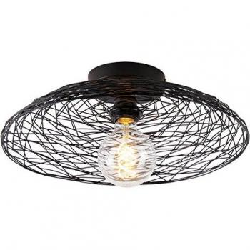 Plafoniera nera 40 cm stile orientale