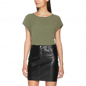 Camiseta Verde ONLY Onlvic S/s Solid Top Noos Wvn, Mujer