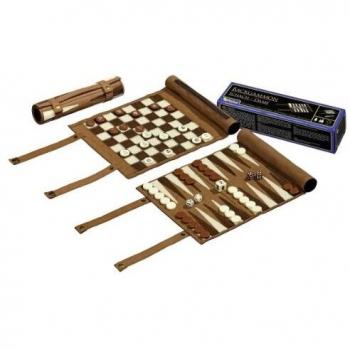 Philos Travel Chess and Backgammon Set