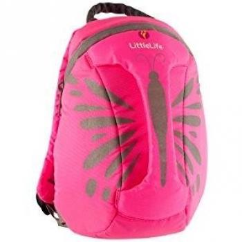 LittleLife Kids' Pink Butterfly Visibility Sack