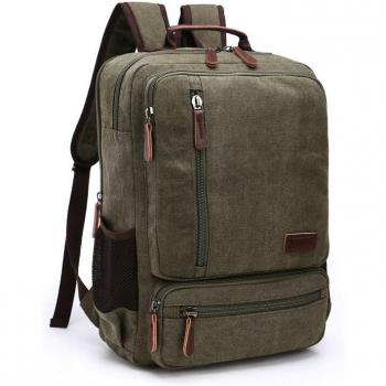Large Capacity Anti-Theft Canvas School Bag for Boys