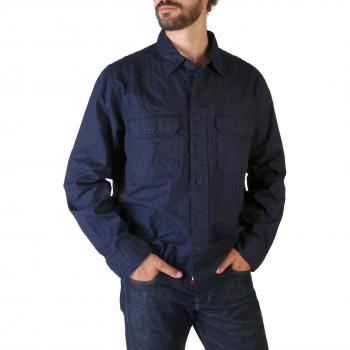 Tommy Hilfiger Men's Solid Blue Cotton Shirt