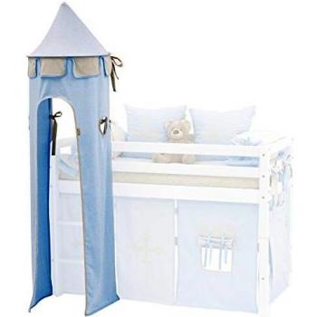 Hoppekids Torre per Letto Semialto Fiaba Knight con Struttura in Legno