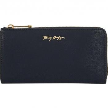 Chic Blue Wallet with Logo by Tommy Hilfiger