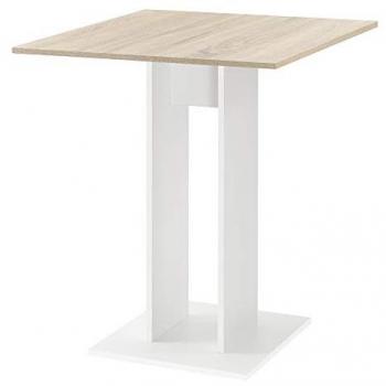 Tavolo da Pranzo Quadrato 65 x 65 x 78 cm Effetto Rovere