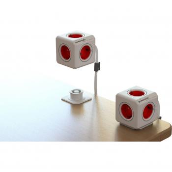 Multipresa Allocacoc PowerCube Extended con cavo 1,5 m Tipo F e tappi a cubo 5x CEE 7/4