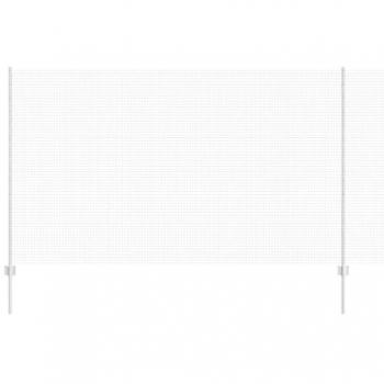 Silver 10‑Post Welded Wire Boundary – 10 m Span, 1.4 m Tall