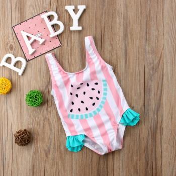 Bikini de Verano para Niñas con Estampado de Sandías