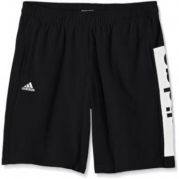 Adidas Men’s 2X-Large ESS LIN Sport Shorts – Black & White