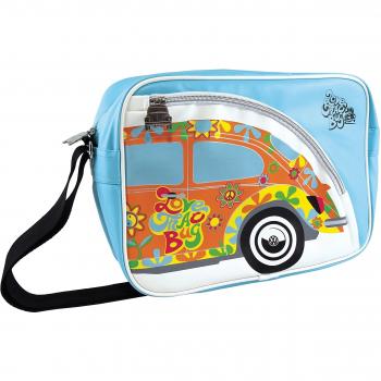 VW Coccinelle Brisa Sac à Bandoulière Floreur Bleu-Blanc-Orangé