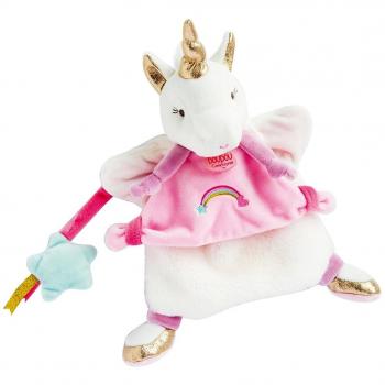 Marionetta Unicorno 25 cm Doudou et Compagnie