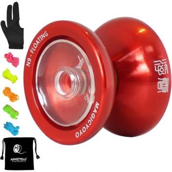 Yoyo MAGICYOYO N9 de Aleación de Aluminio con 5 Cuerdas y Guantes
