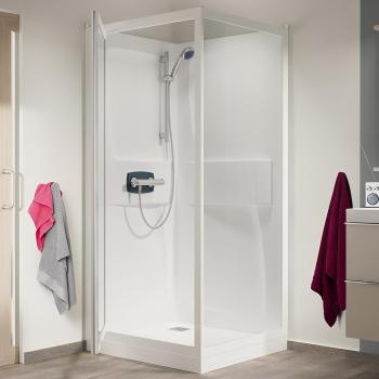 Cabine Kinedo 90° pivotant – transparence haute (Ca561TTN)