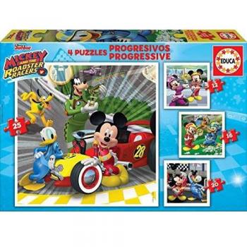 Puzzle Progressif Mickey 12/16/20/25 pièces