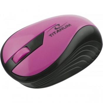 Souris optique sans fil ESPERANZA TM114P 24 GHz 1000 DPI rose‑noir