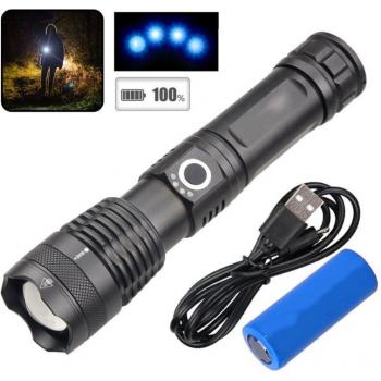 Hochleistungs LED Taschenlampe mit 5 Lichtmodi