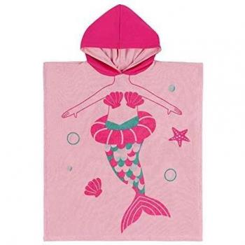 Zoocchini Accappatoio a forma di Sirena per Bambini 2-6 Anni