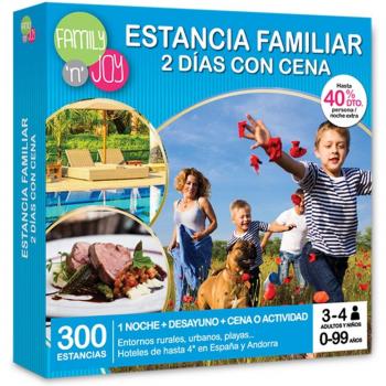 Njoy Regalo de Viaje: 2 Días en Hotel + Cena Familiar