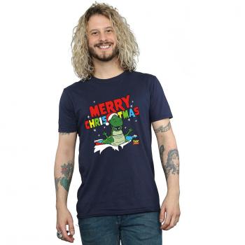 T-shirt « Rex en explosion de Noël » – Blanc – Grand (L) – Absolute Cult
