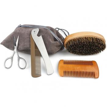 Deluxe Beard Brush and Styling Tools