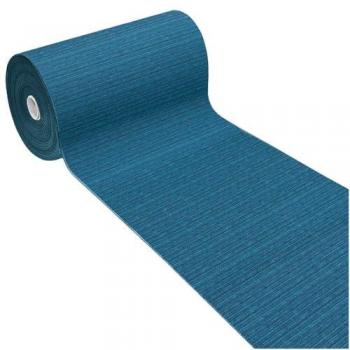 Cortina de Piso Azul Sólido 54x190 cm Antideslizante