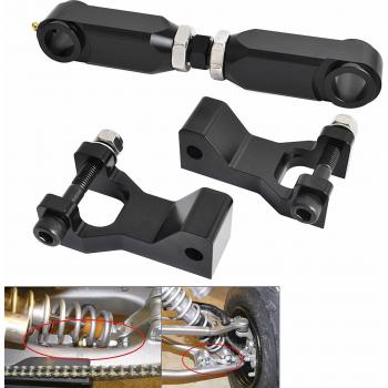 Schwarz ATV 3,5 Vorne und Hinten Senkung Bausatz für Raubvogel 350/660/700 – Kombi‑Set