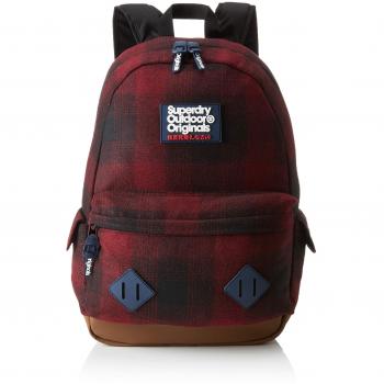 Zaino Superdry Frontier Montana Uomo Rosso (Red Check)