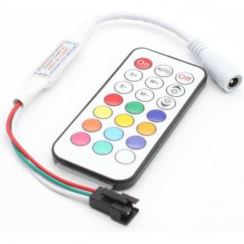 Controlador WiFi LED Inalámbrico DC5V-24V con 11, 14 y 21 Key