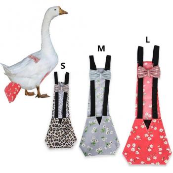Couche-culotte en tissu pour oie avec ceinture élastique