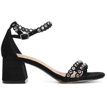 Strass Noir Sandali 39