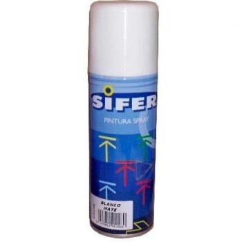SIFER spray pintura sintética 200ml blanco mate