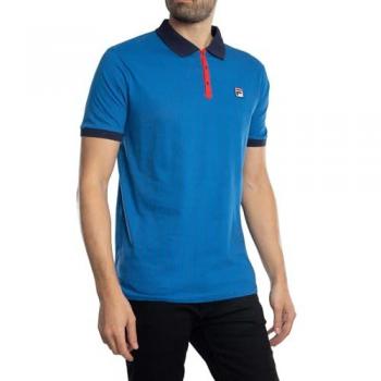 Camisa Polo Fila Listrada Curta para Homens