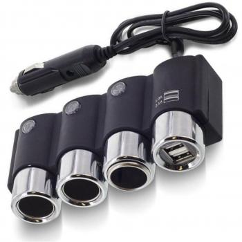Encendedor Splitter 2 Puertos USB