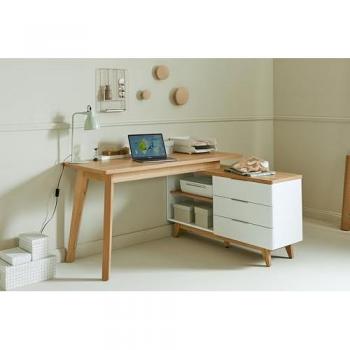 Jahnke Eckschreibtisch LIBRE-D 240 E, wechselseitig montierbar
