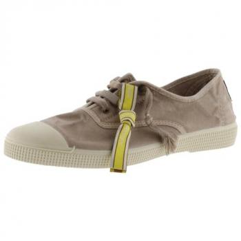 Chaussures Victoria toile vieillie marron pour femmes