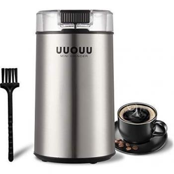 Broyeur électrique UUOUU 200W avec interrupteur de sécurité pour poivre et autres épices