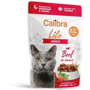 Calibra Cat Life Sabor Boi em Salsa 28x85g