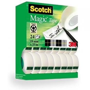 Scotch Magic Tape 810 Tower Pack 19mm x 33m (Pack of 24)