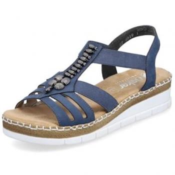 Rieker Sommerschuh Sandalette in Blau